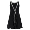 Studded ribbon dress