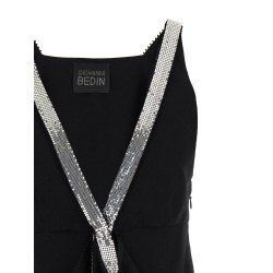 Studded ribbon dress