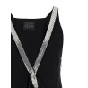 Studded ribbon dress