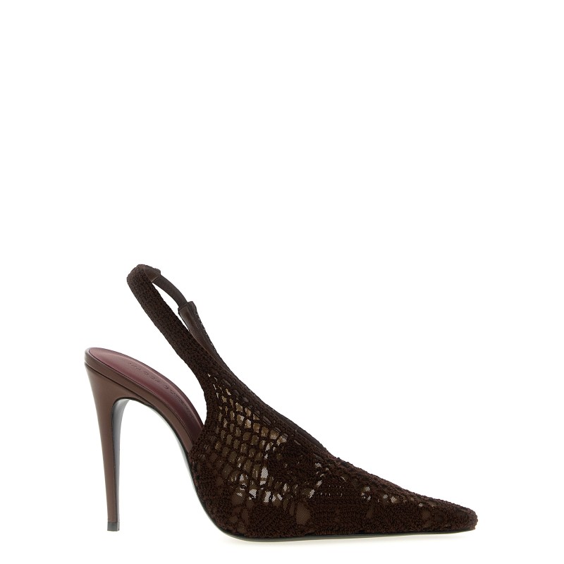 Crochet slingback