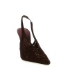 Crochet slingback