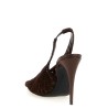 Crochet slingback