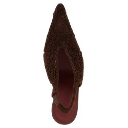 Crochet slingback