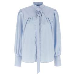 Lavallière collar shirt