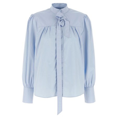 Lavallière collar shirt