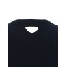 Cut-out logo sweater
