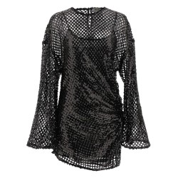 Sequin mesh dress