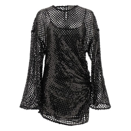 Sequin mesh dress