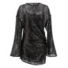Sequin mesh dress