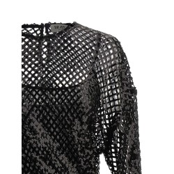 Sequin mesh dress