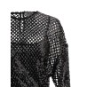 Sequin mesh dress