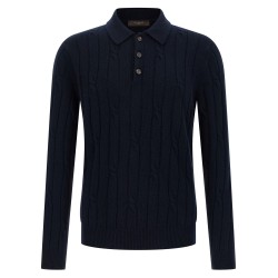 Cashmere polo shirt