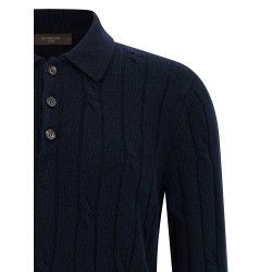 Cashmere polo shirt