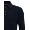 Cashmere polo shirt