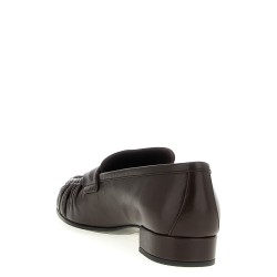 Curled toe moccasins