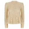 'Peplum Cable' sweater