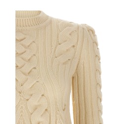 'Peplum Cable' sweater