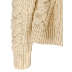 'Peplum Cable' sweater