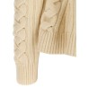 'Peplum Cable' sweater