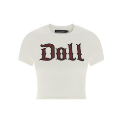 Used effect cotton t-shirt