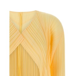 'Mellow Pleats' cardigan