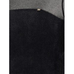 Brushed insert turtleneck sweater
