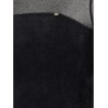 Brushed insert turtleneck sweater
