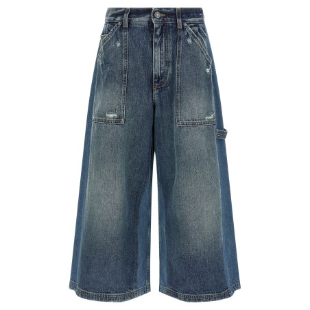 Denim bermuda shorts