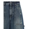 Denim bermuda shorts