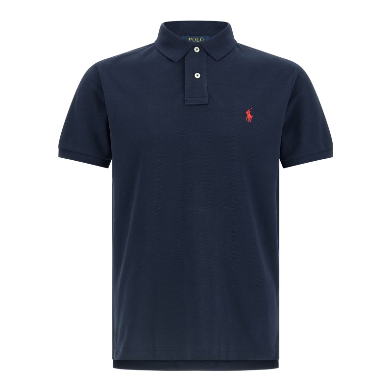 Logo embroidery polo shirt