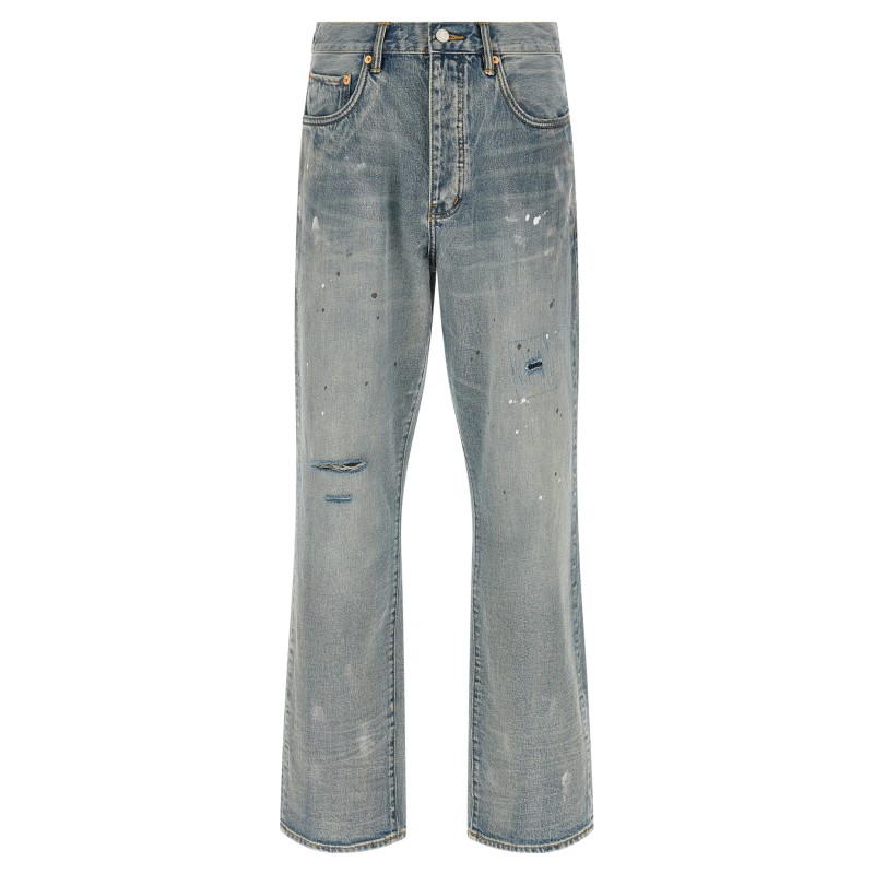 'P011 Vintage Slash Paint' jeans