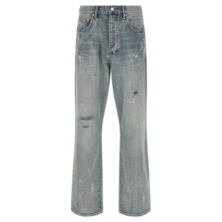'P011 Vintage Slash Paint' jeans