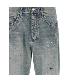 'P011 Vintage Slash Paint' jeans