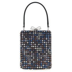 'Multi Crystal Chainmail' mini handbag