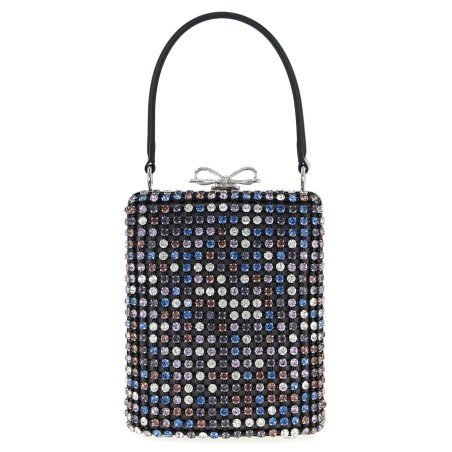 'Multi Crystal Chainmail' mini handbag