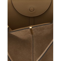 Small to medium suede shopping bag