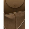 Small to medium suede shopping bag