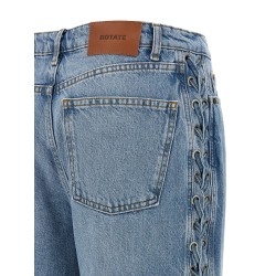 'Twisted lacing' jeans