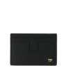 Small grain leather cardholder