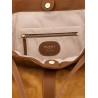 Suede shopping bag