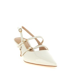 Patent leather slingback