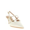 Patent leather slingback