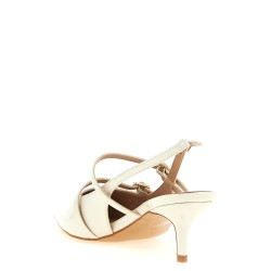Patent leather slingback