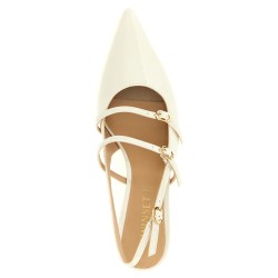 Patent leather slingback