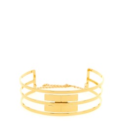Logo band necklace