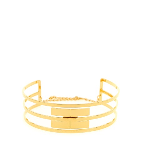 Logo band necklace