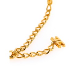 Logo band necklace