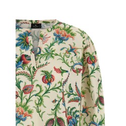 Floral cotton blouse