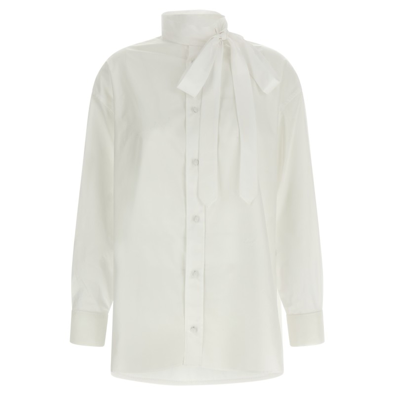Lavallière collar shirt