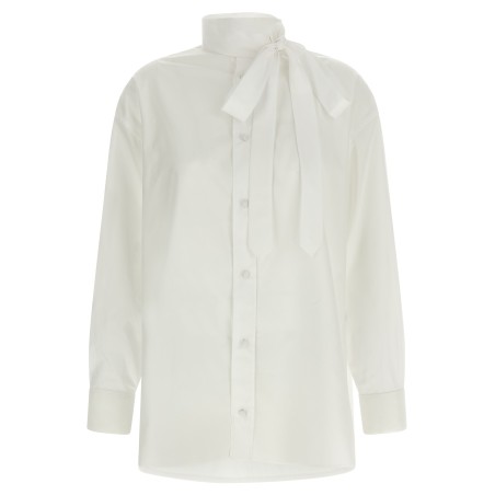 Lavallière collar shirt